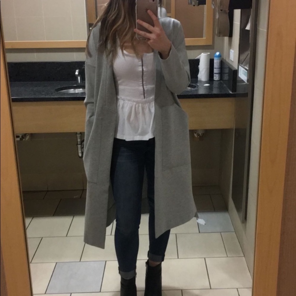 Ayrtight Long Grey Cardigan